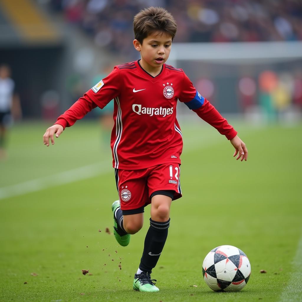 Batuhan Zidan Sertdemir in der Jugend von Bayer 04 Leverkusen