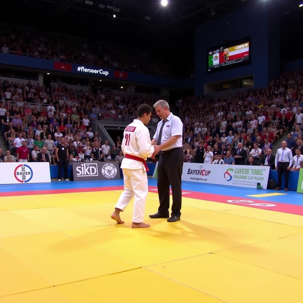 Judo Wettkampf beim Bayer Cup Leverkusen