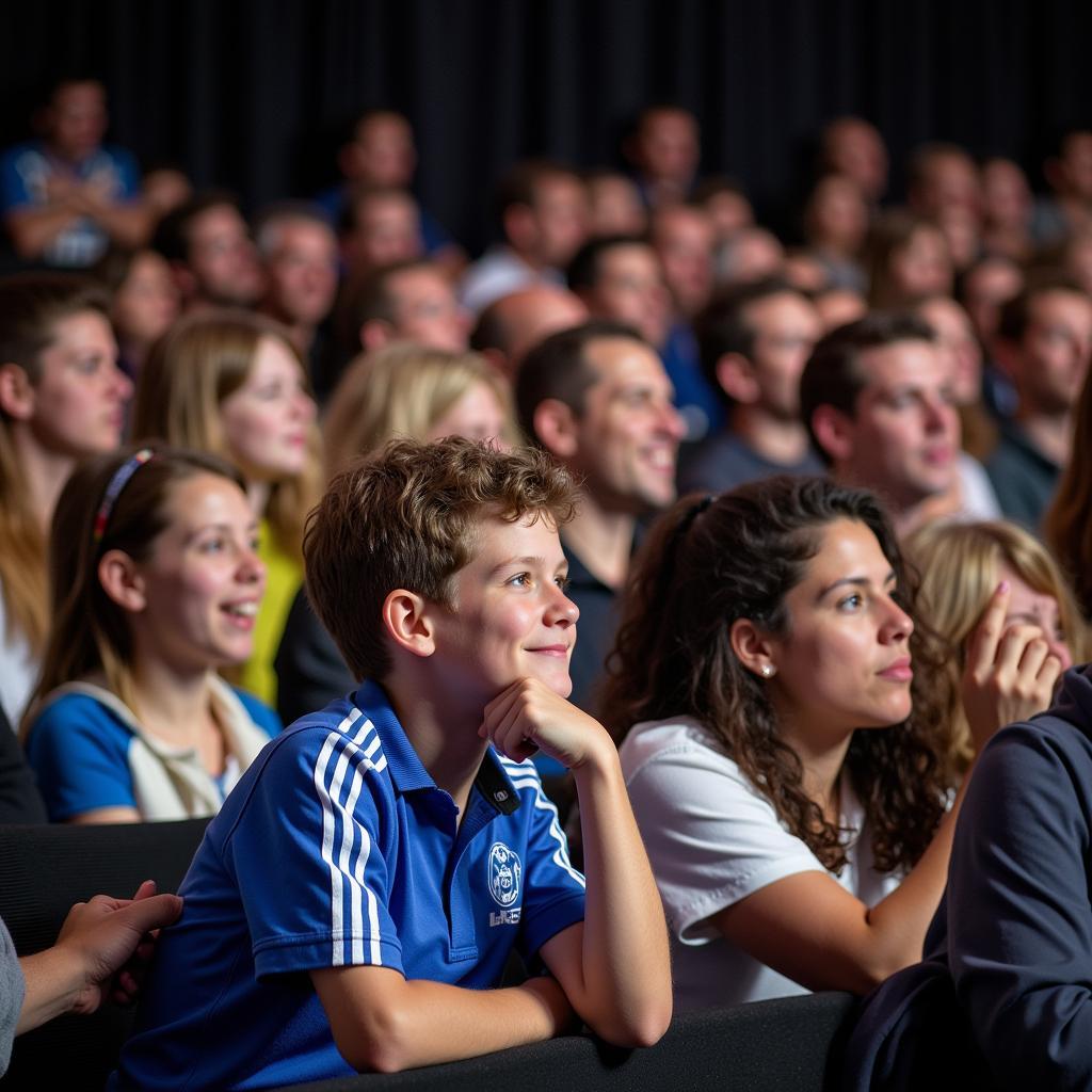 Zuschauer beim Bayer Cup Leverkusen Judo