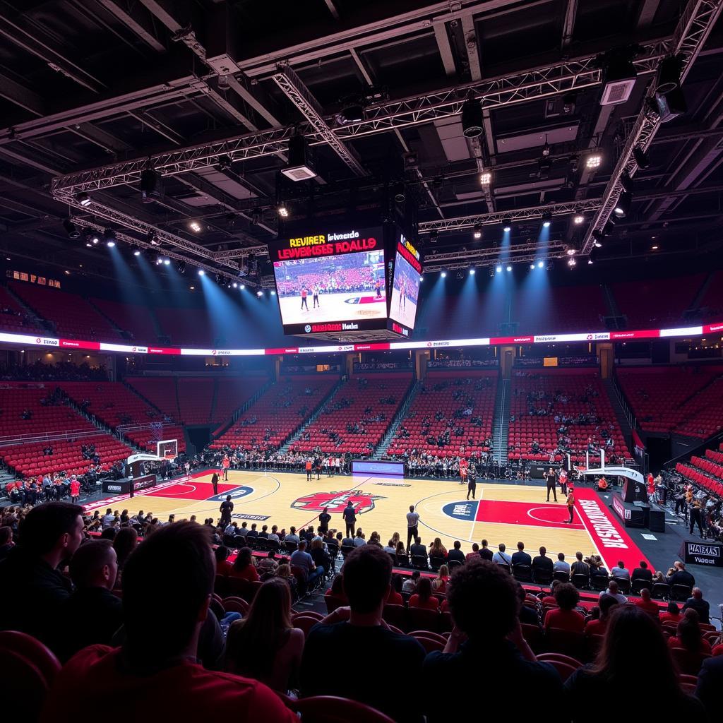 Event in der Halle der Bayer Giants Leverkusen