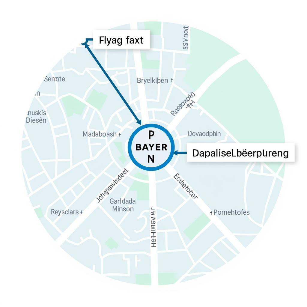 Anfahrtsbeschreibung zum Bayer-Gelände in Leverkusen