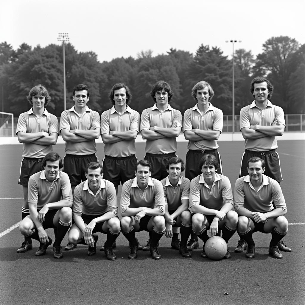 Bayer Leverkusen 1973 Teamfoto