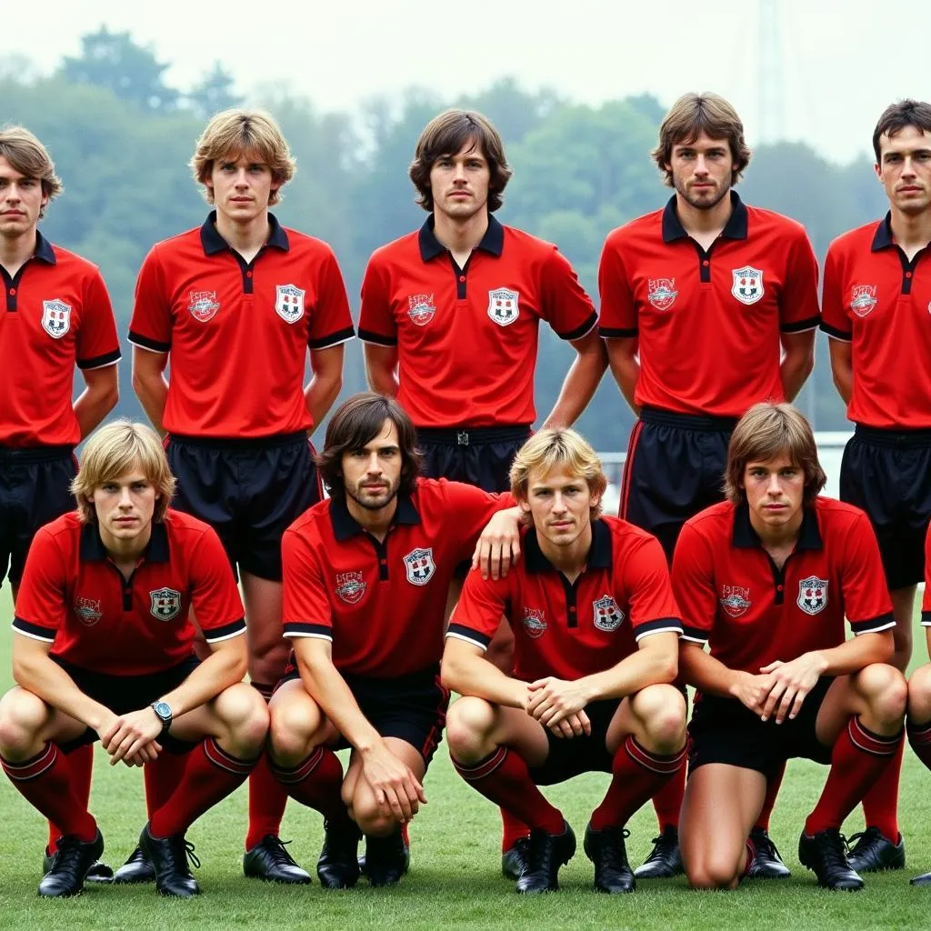 Bayer Leverkusen Mannschaft 1979/80