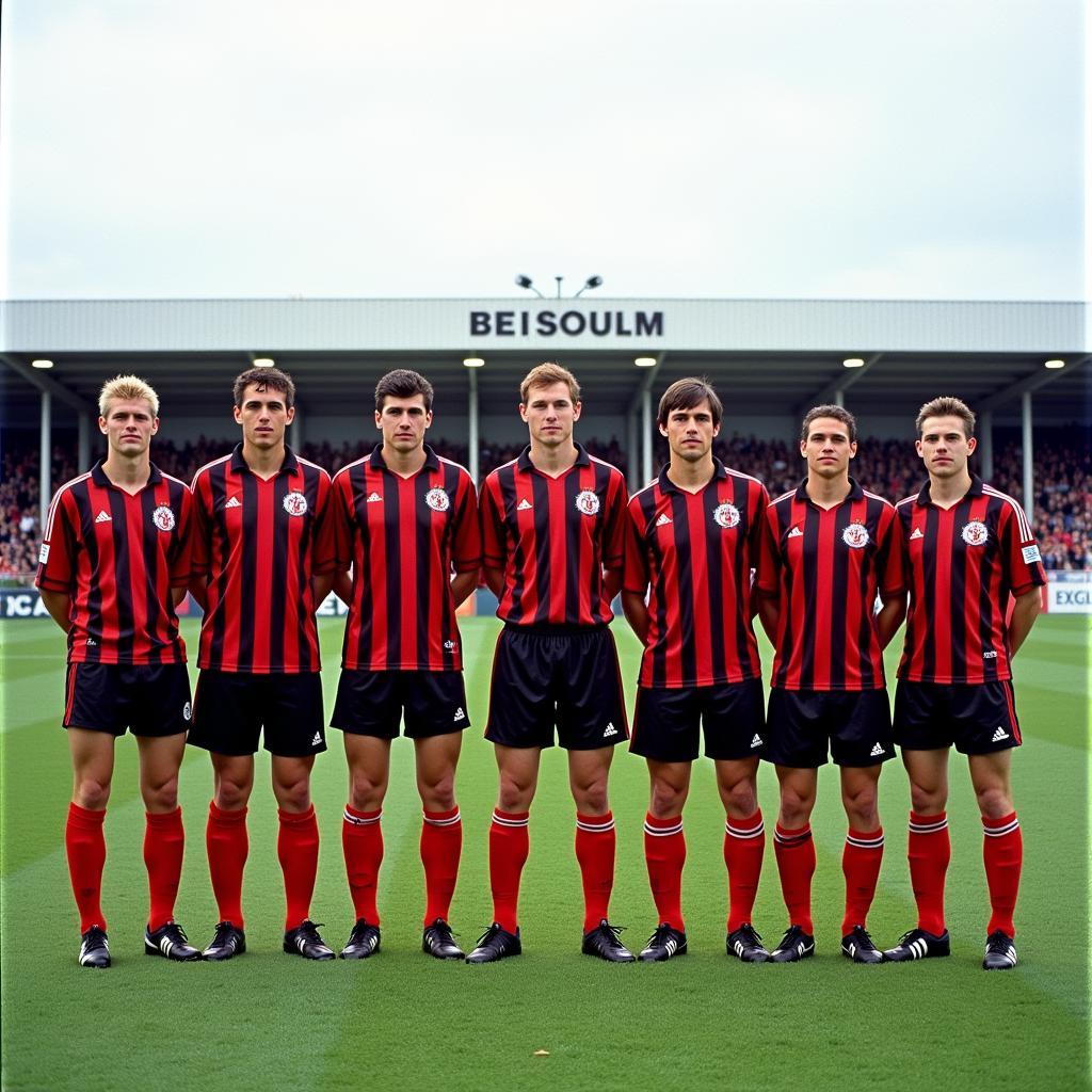 Bayer Leverkusen Mannschaft 1992