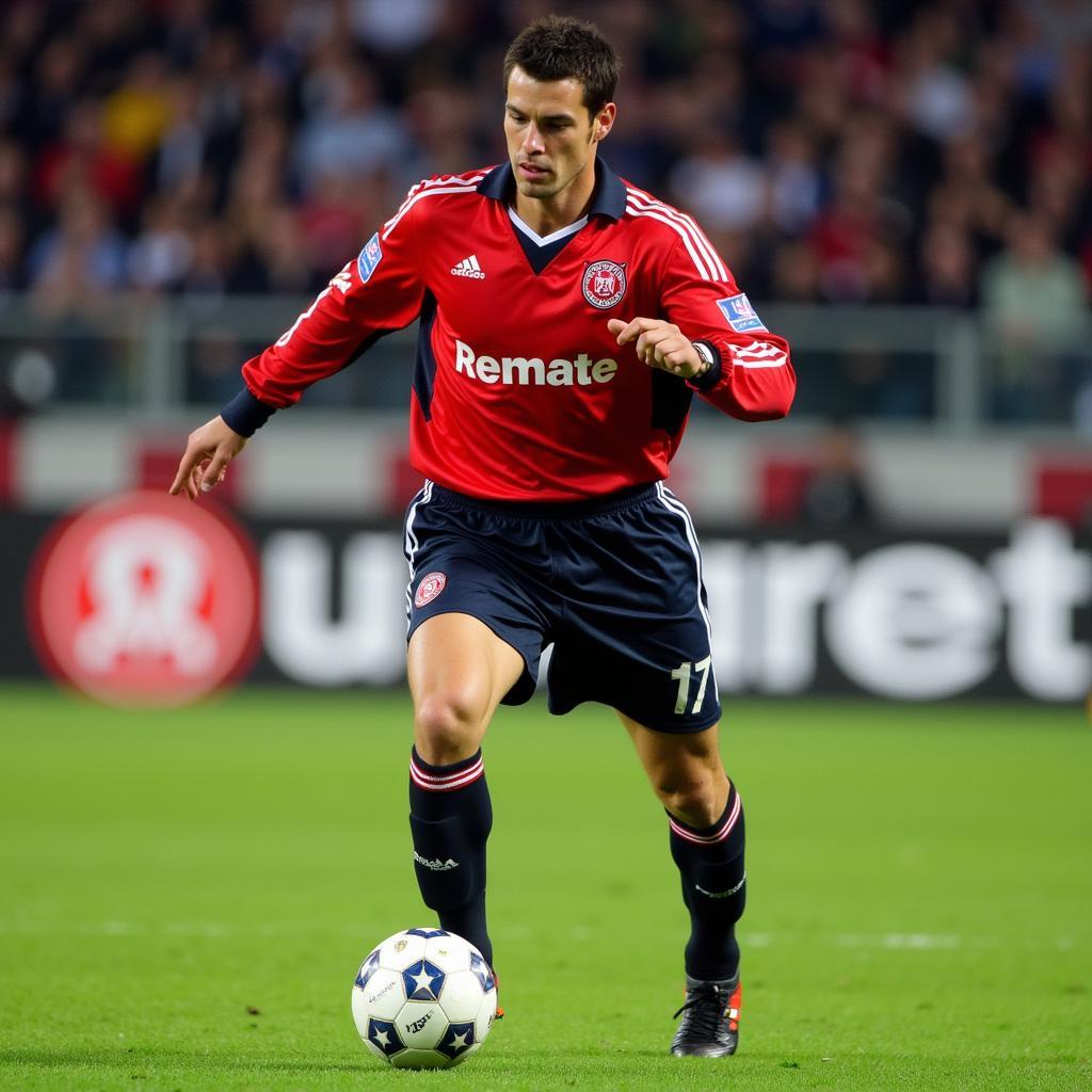 Michael Ballack im Trikot von Bayer Leverkusen 2002/2003