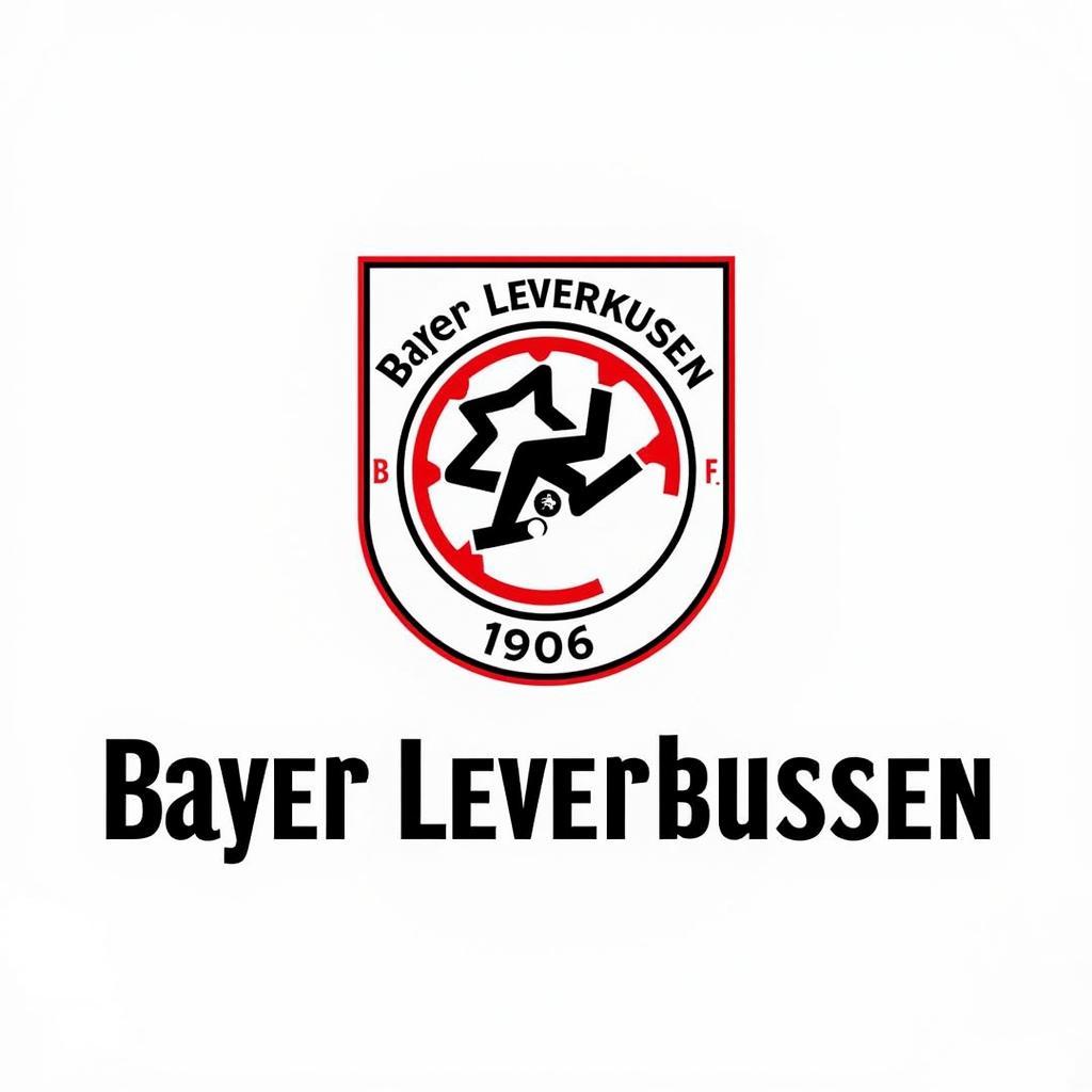 Bayer Leverkusen 2016/2017 Logo Schriftart Identifizierung