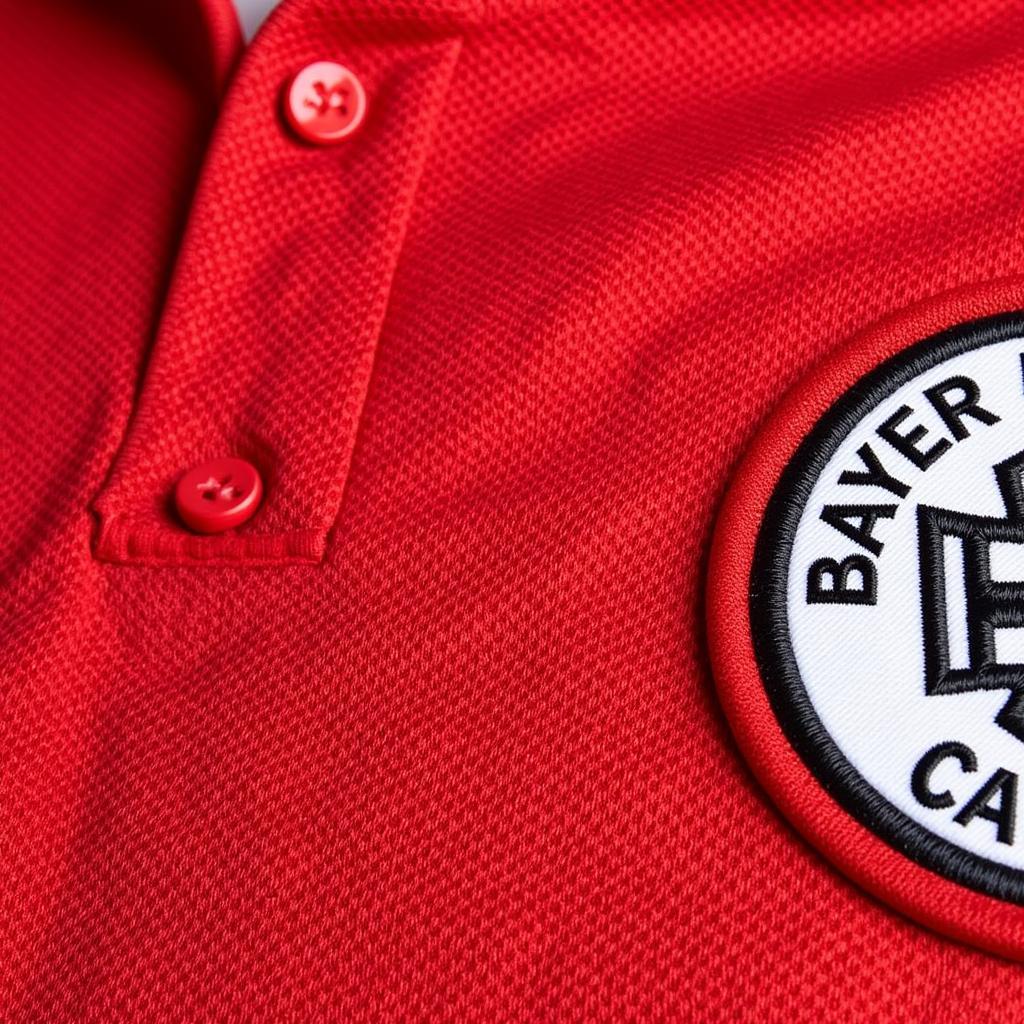 Details des Bayer Leverkusen Auswärtstrikots 21/22