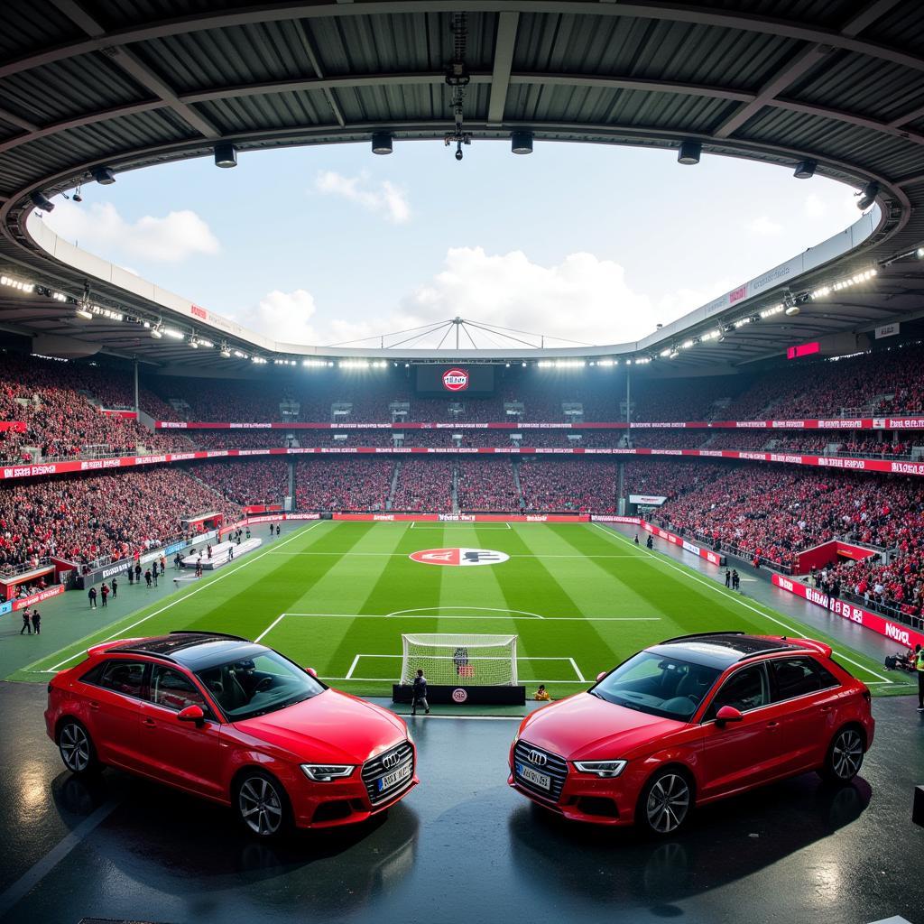 Partnerschaft Bayer Leverkusen Auto Sponsor