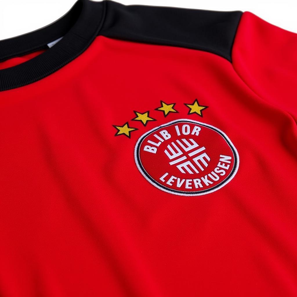 Bayer Leverkusen Baby Strampler in den Farben Rot und Schwarz