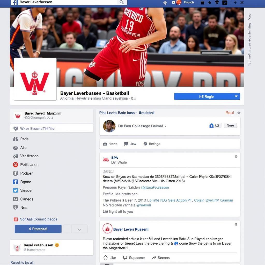 Offizielle Facebook-Seite von Bayer Leverkusen Basketball