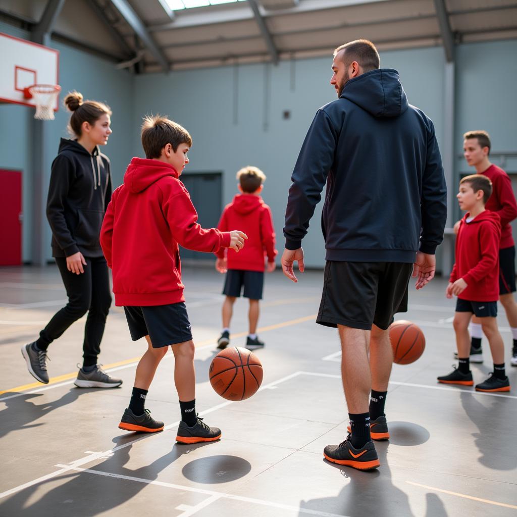 Bayer Leverkusen Basketball U10 Training