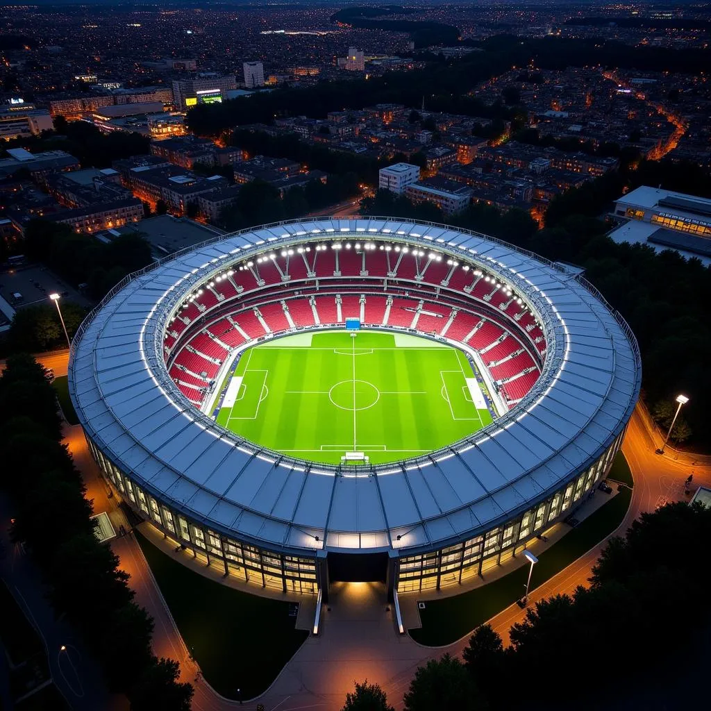 Bayer Leverkusen BayArena Luftbild