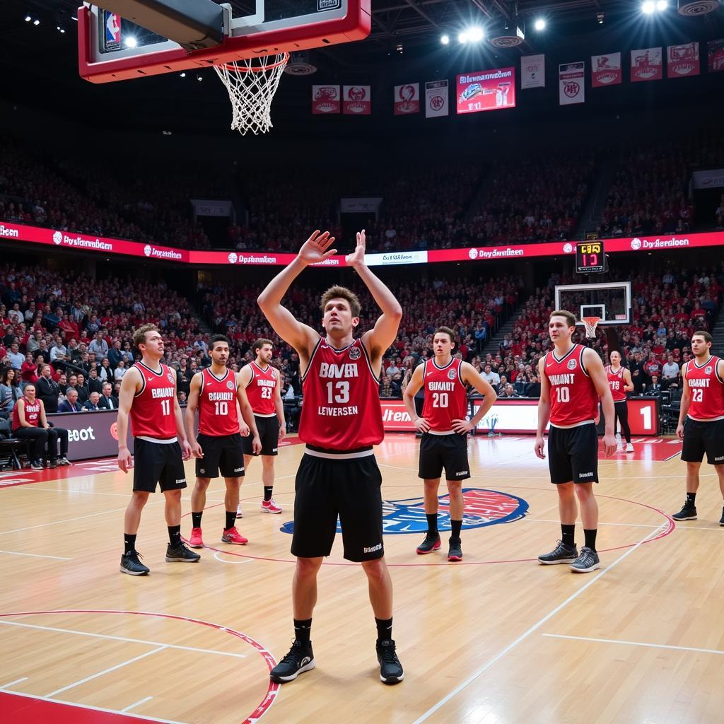 Bayer Leverkusen Challenge Basketball Spieler