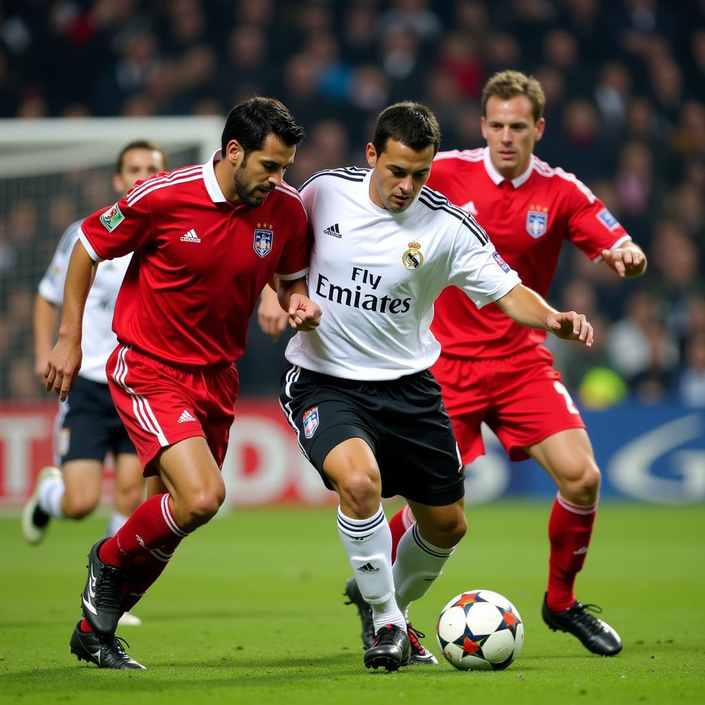 Bayer Leverkusen im Champions League Finale 2002