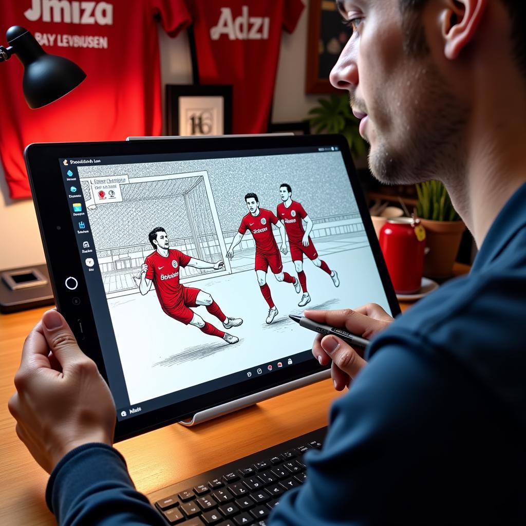 Bayer Leverkusen Comic-Produktion