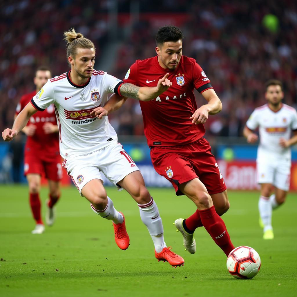 Bayer Leverkusen Spieler im DFB-Pokal Finale