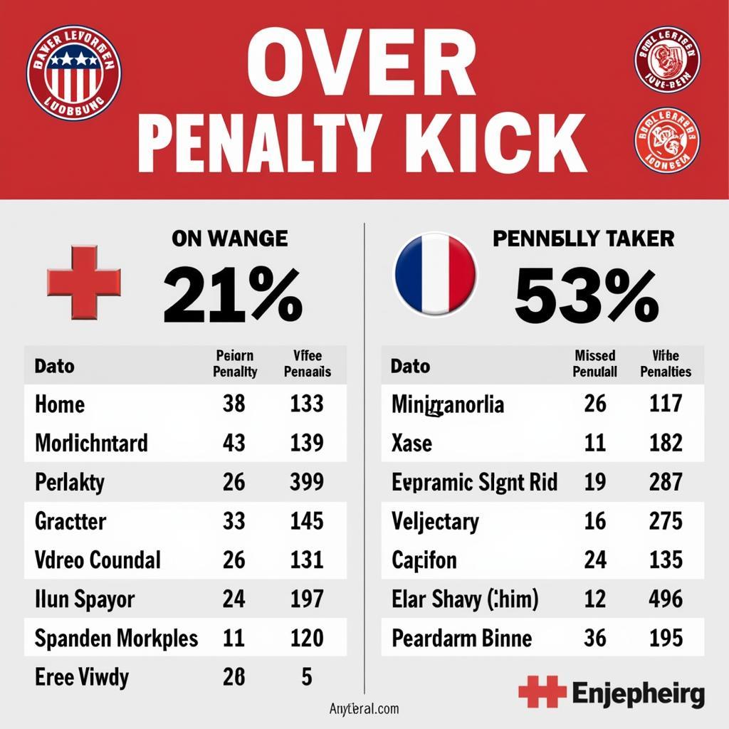 Elfmeterstatistik von Bayer Leverkusen