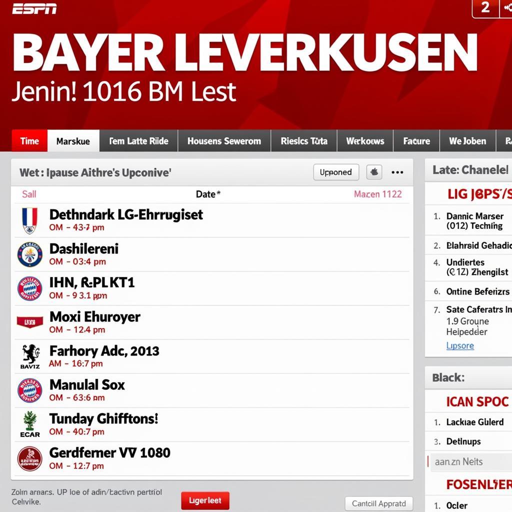 Bayer Leverkusen ESPN: Alles, was du wissen musst