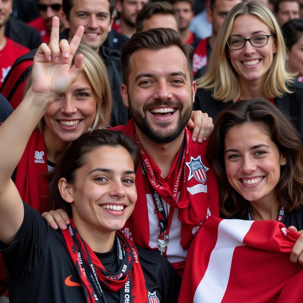 Bayer Leverkusen Fans auf Facebook