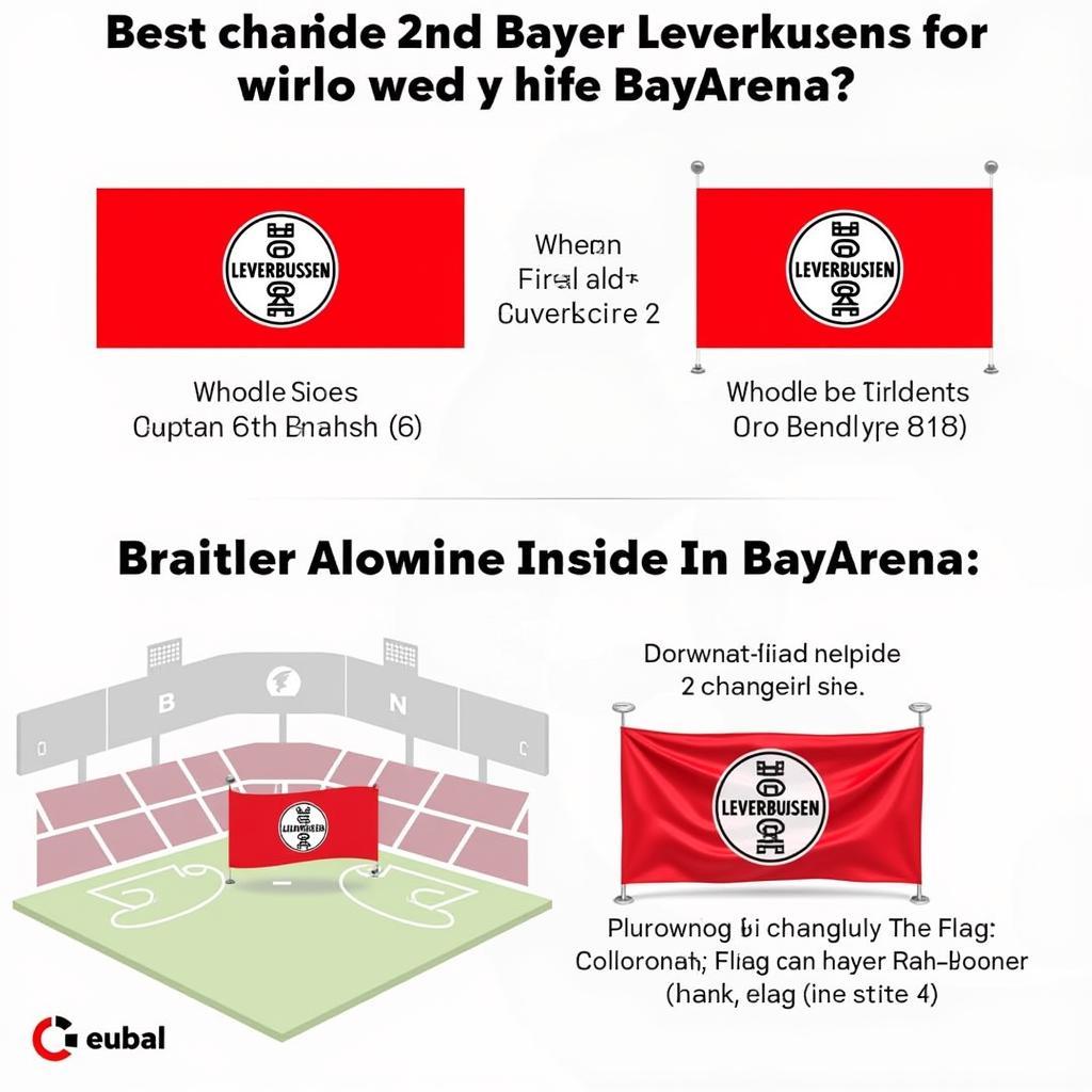 Bayer Leverkusen Fahnen im Stadion: Erlaubte und verbotene Größen