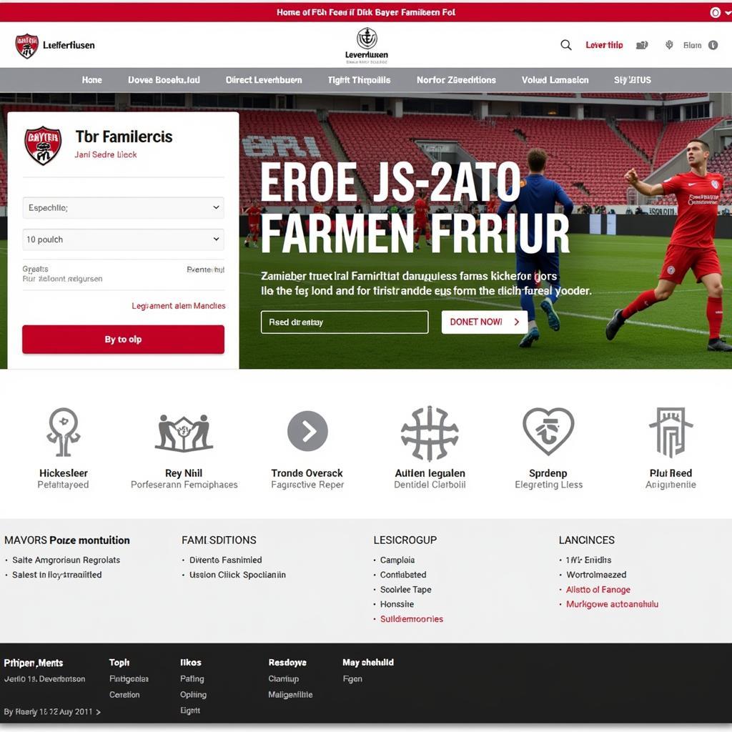 Online-Tickets für den Bayer Leverkusen Familientag