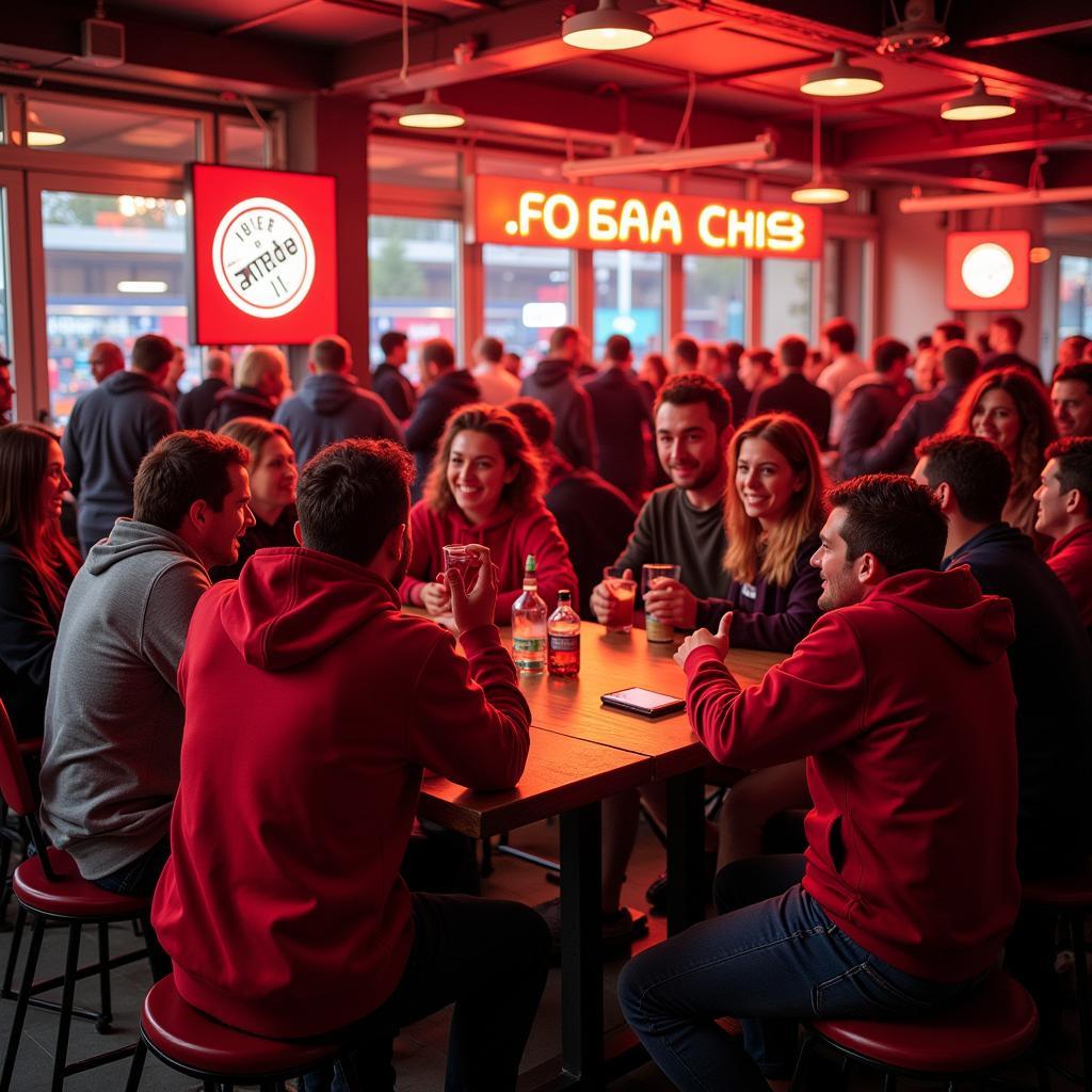 Treffen des Bayer Leverkusen Fanclubs