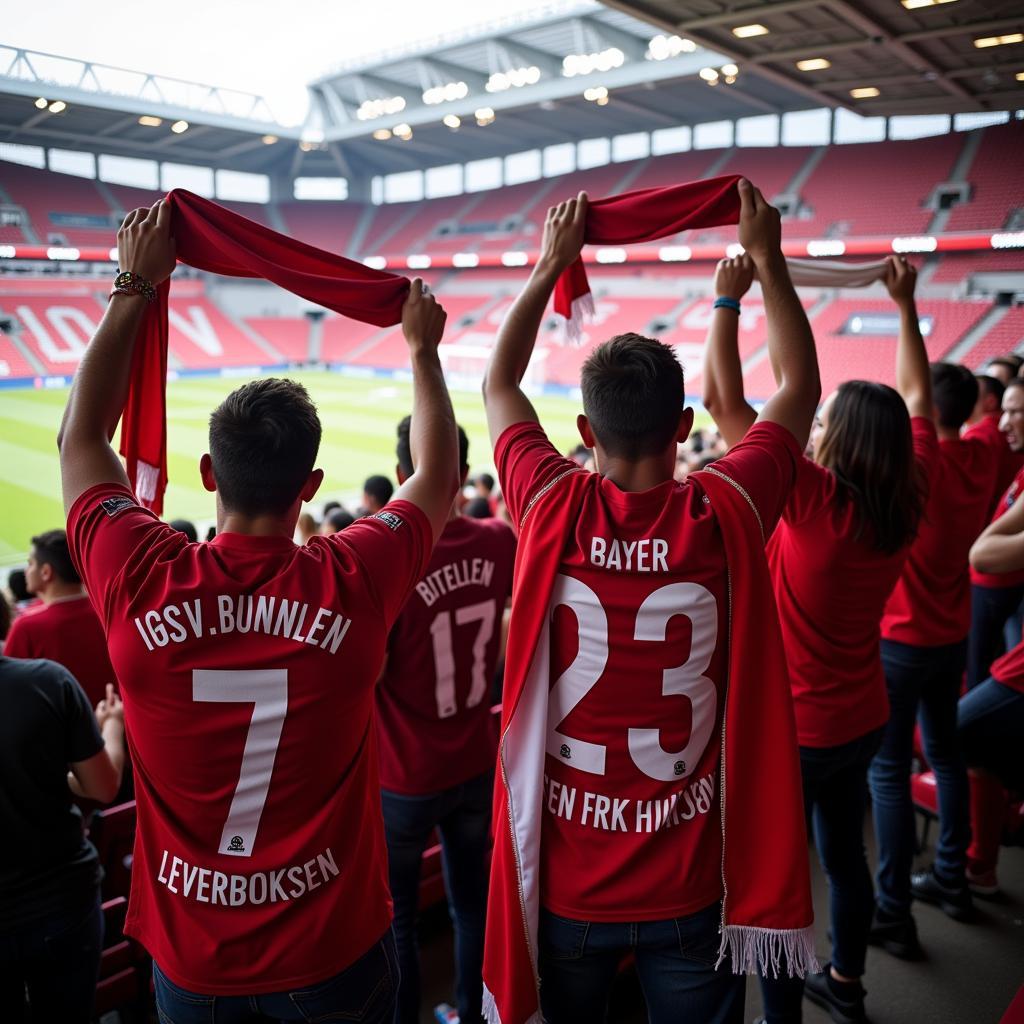 Fans von Bayer Leverkusen