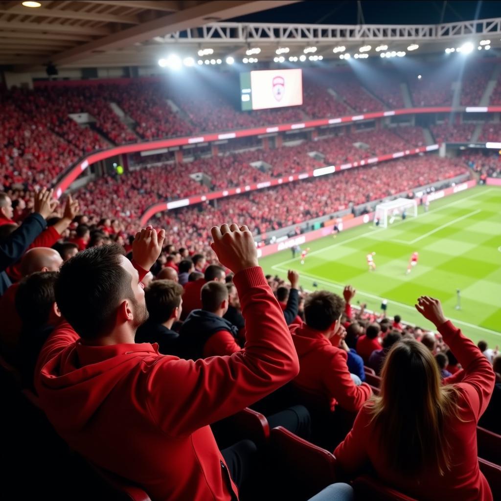 Die Fans von Bayer Leverkusen