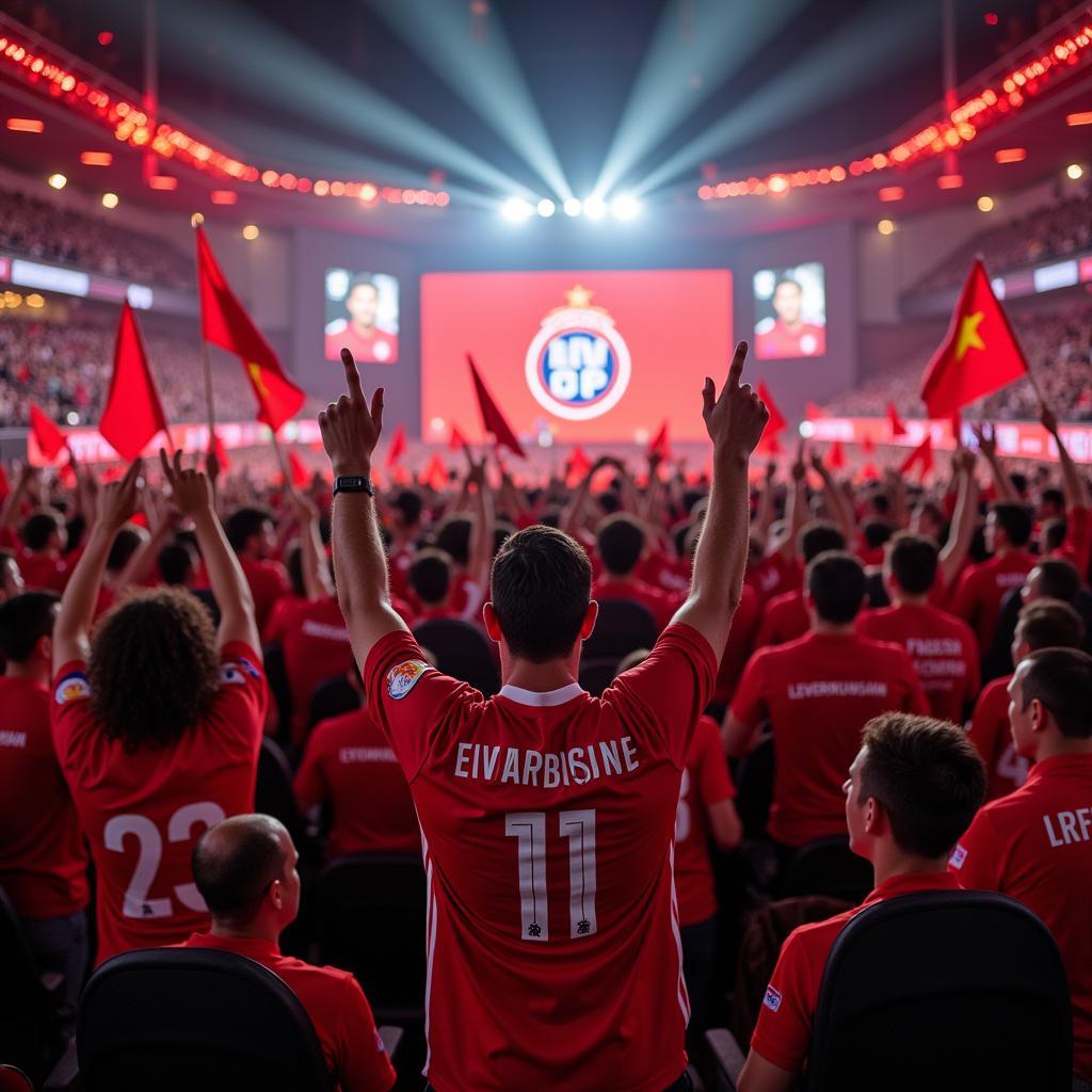 Bayer Leverkusen Fans in Asien