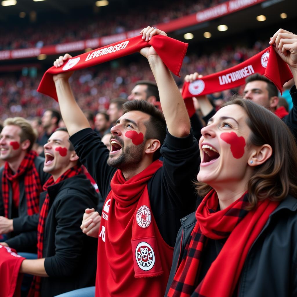 Bayer Leverkusen Fans Stadion