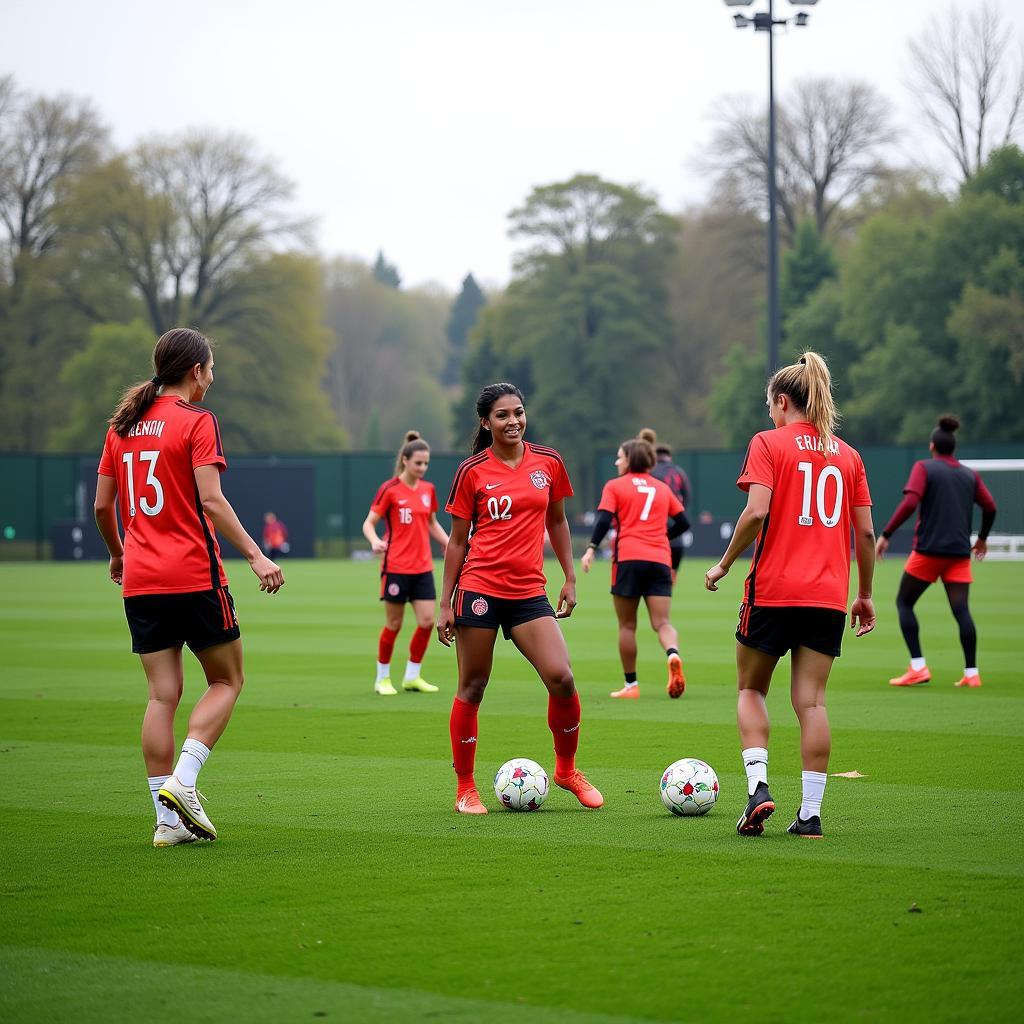 Bayer Leverkusen Frauen Training 2017