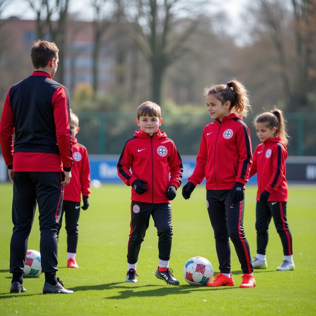 Bayer Leverkusen Fußballschule Training