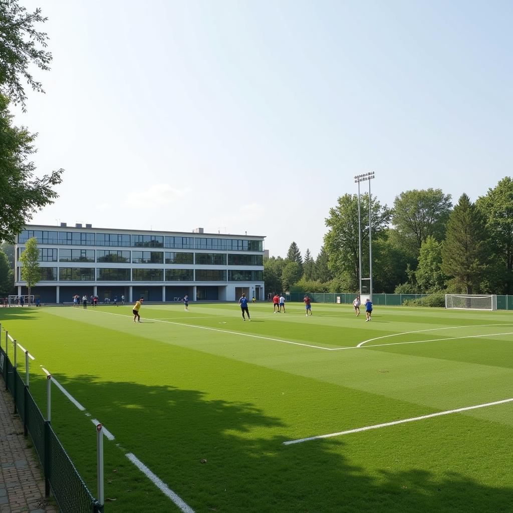 Trainingsgelände am Bayer Leverkusen Gebäude 4818