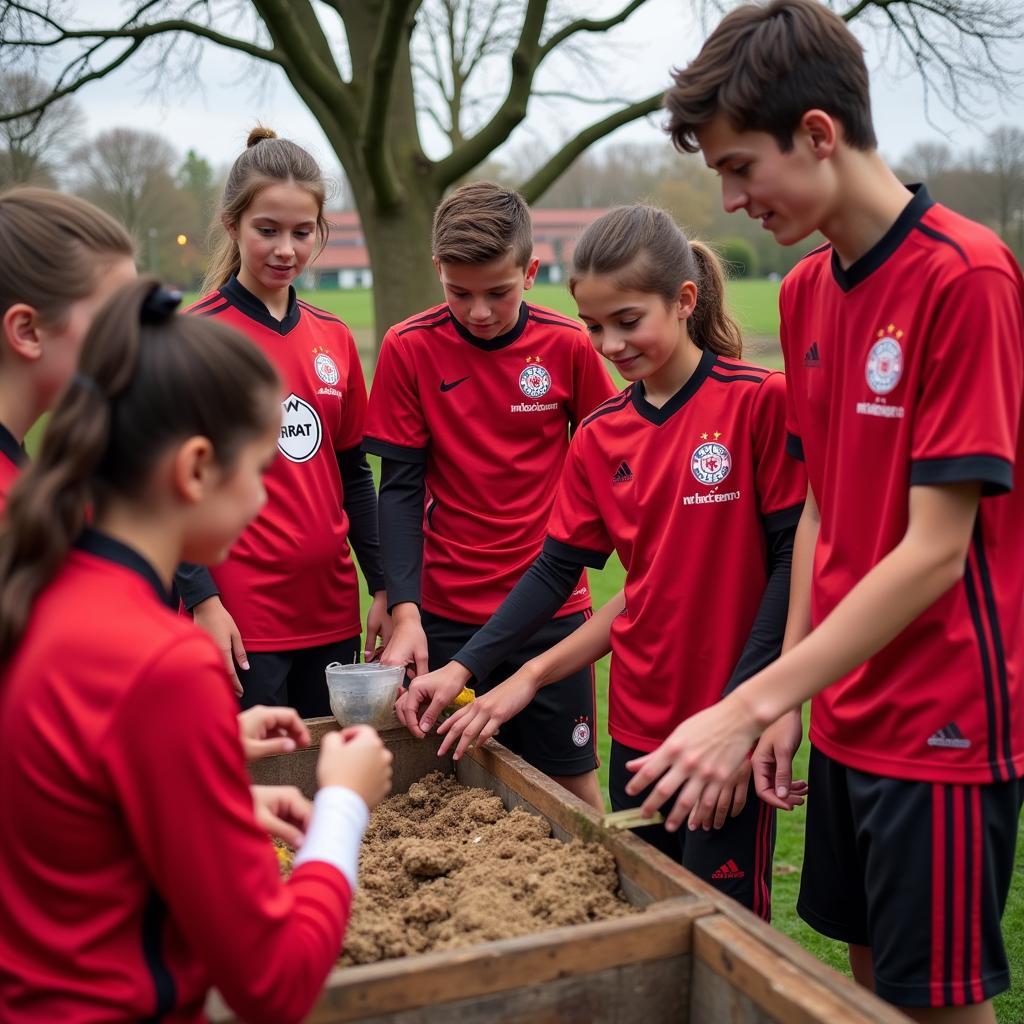 Bayer Leverkusen Jugend Soziales Engagement