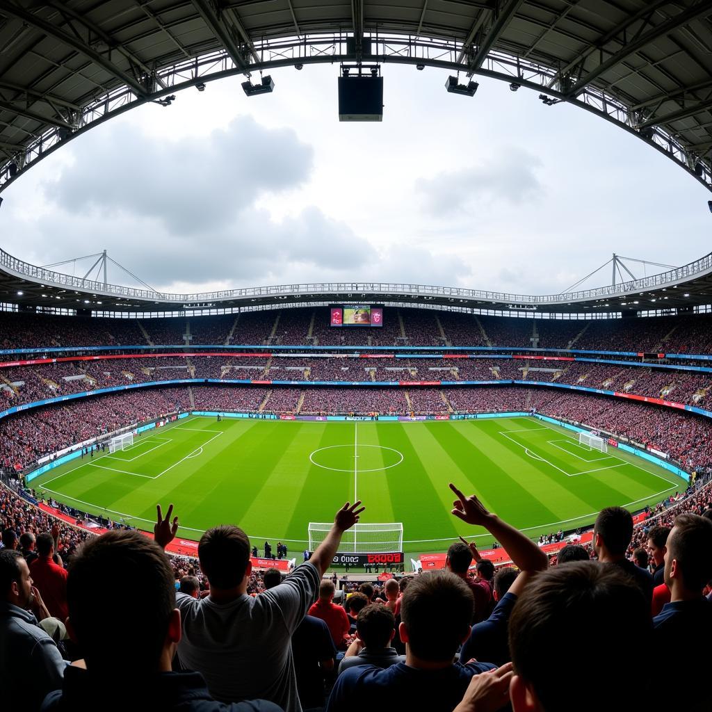 Bayer Leverkusen gegen Juventus Turin: Fans