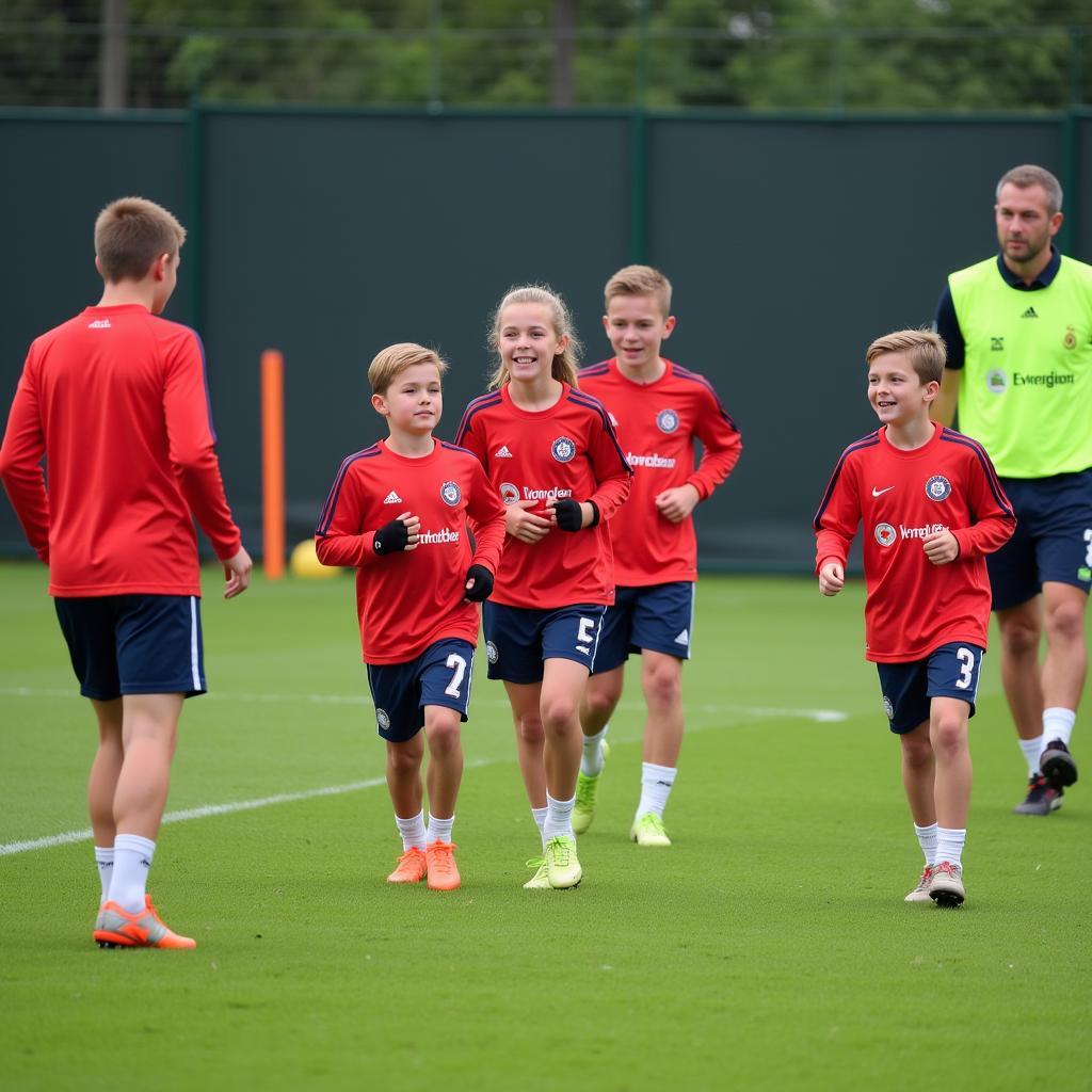 Bayer Leverkusen Nachwuchs Training