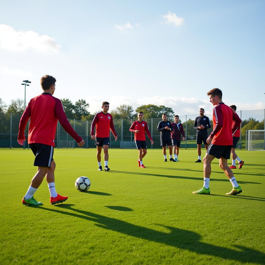 Bayer Leverkusen Nachwuchs Training