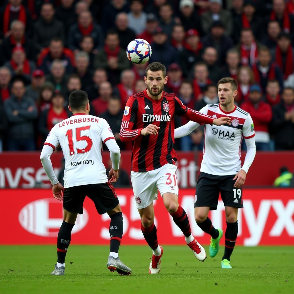 Bayer Leverkusen im Spiel am 14.01.2019