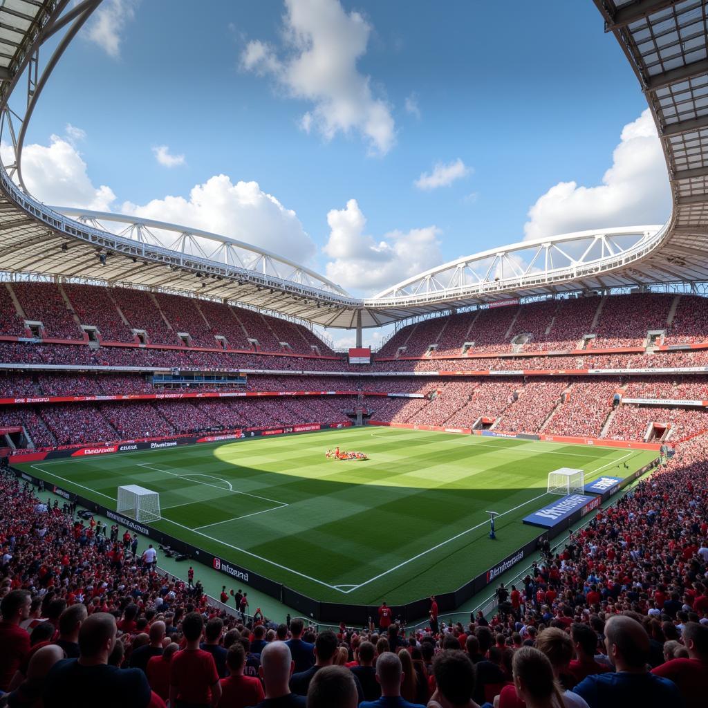 Die BayArena: Ein modernes Fußballstadion