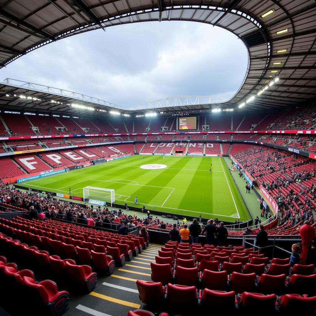 Die BayArena, Heimstadion von Bayer Leverkusen