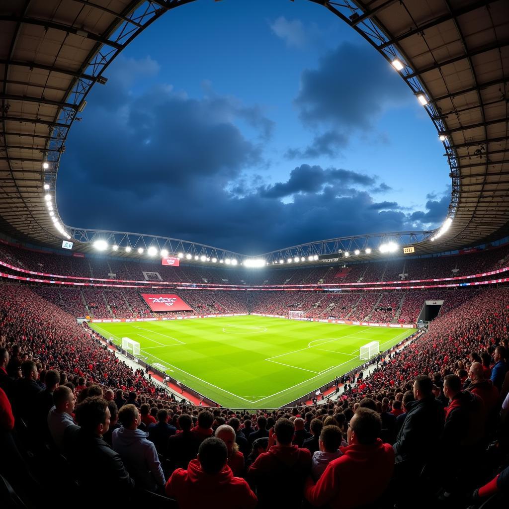 BayArena - Heimspielstätte von Bayer Leverkusen