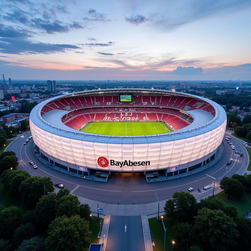 Die BayArena heute