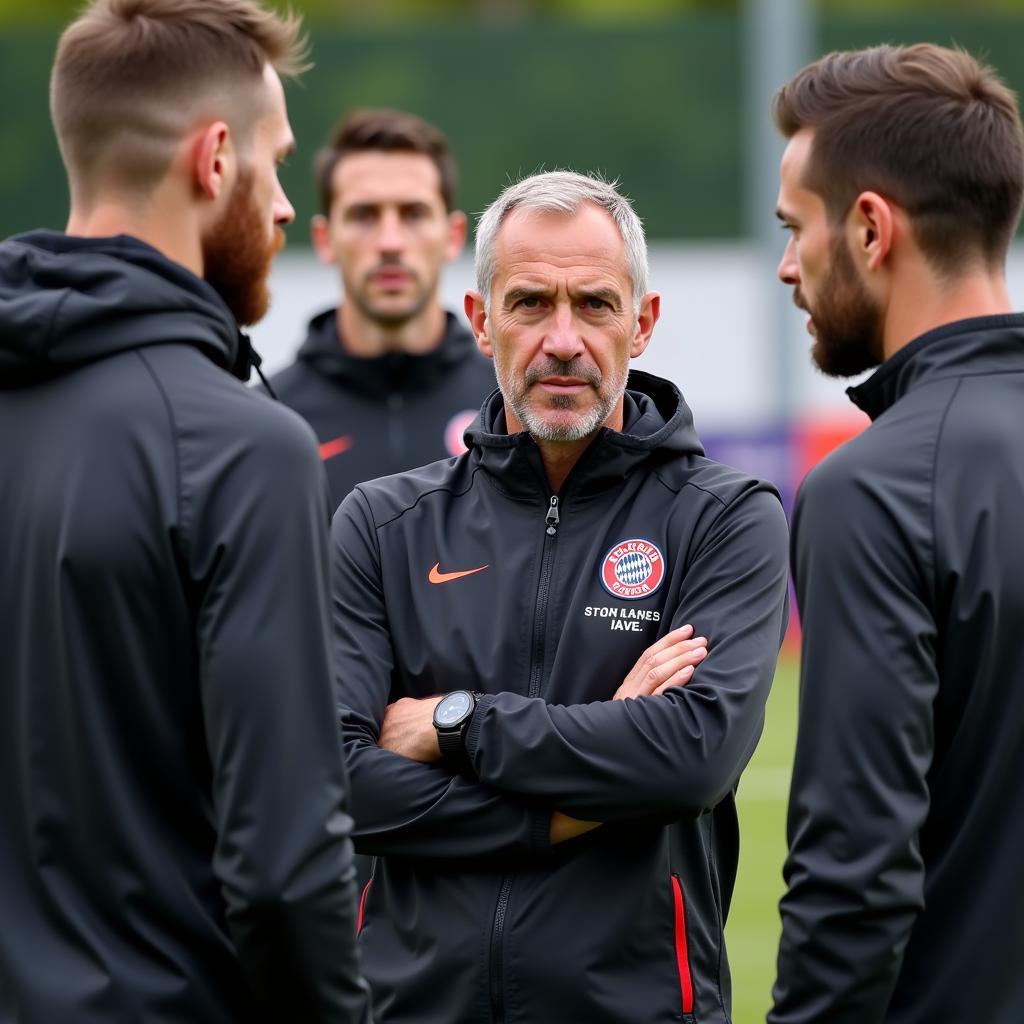 Bayer Leverkusen Taktikbesprechung