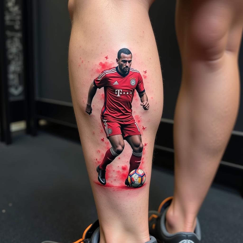 Bayer Leverkusen Spieler Tattoo