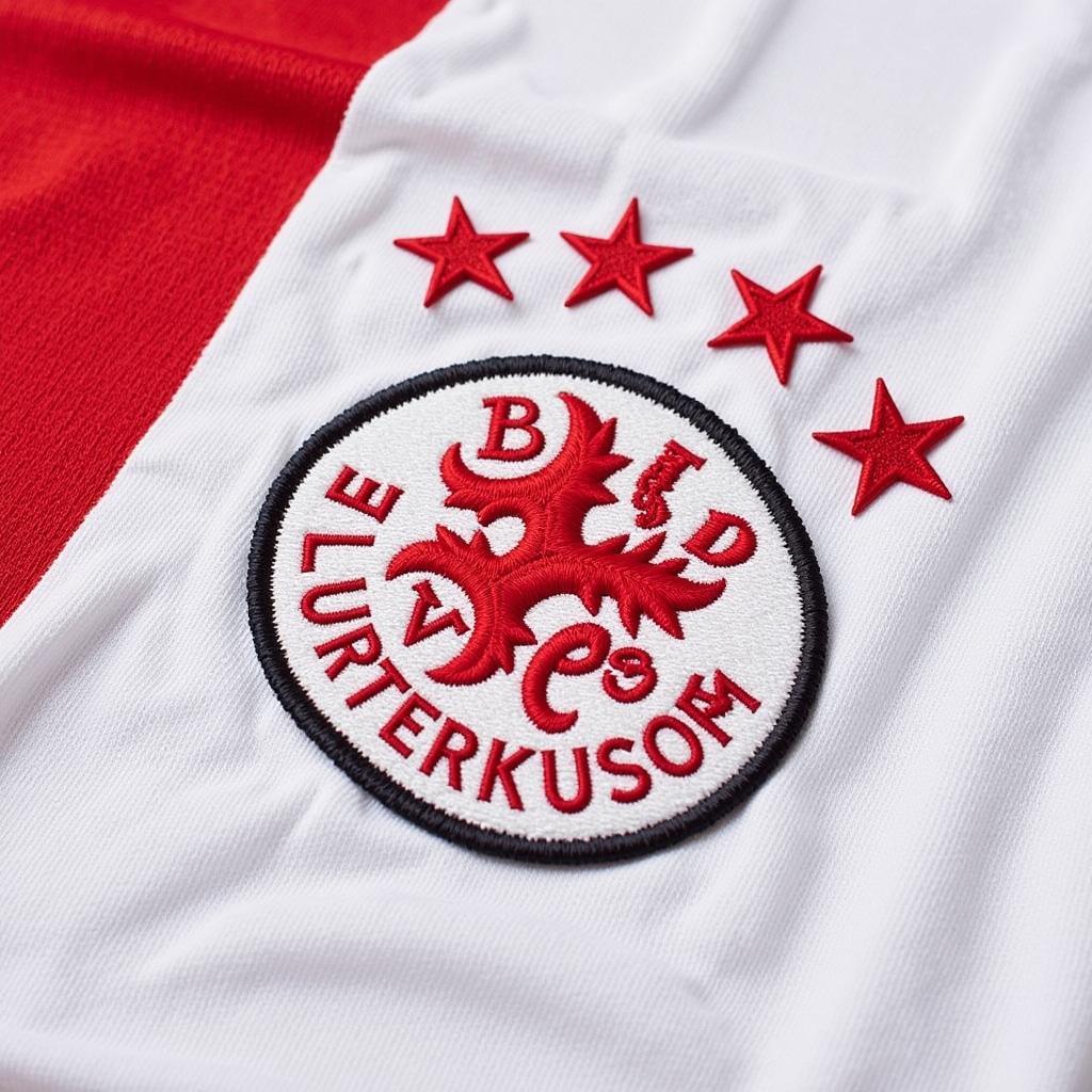 Details des Bayer Leverkusen Trikots 2018