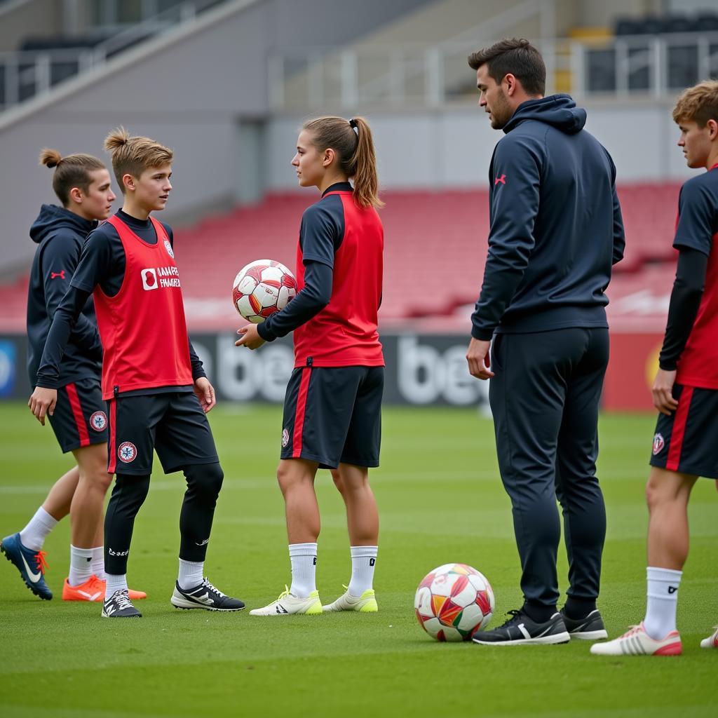 Bayer Leverkusen U16 Sichtungstraining für junge Talente