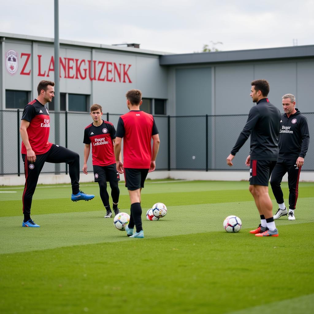 Bayer Leverkusen U16 Trainingseinheit