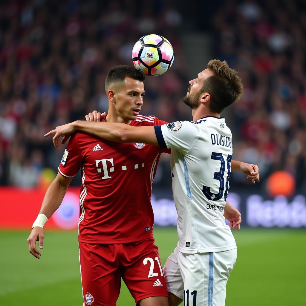 Spielerduell Bayern gegen Leverkusen