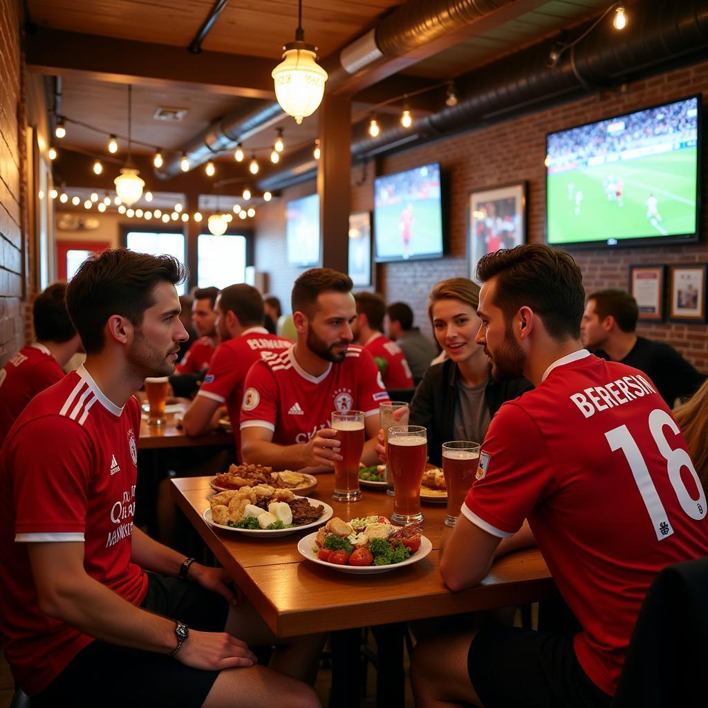 Biergarten Leverkusen Fußball