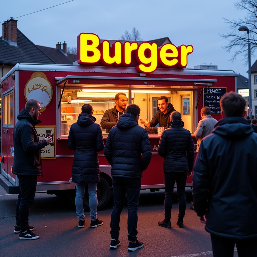 Beliebter Burger Foodtruck in Leverkusen